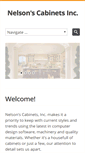 Mobile Screenshot of nelsonscabinets.com